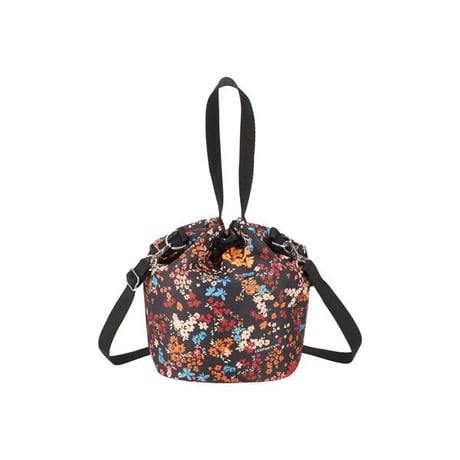 レスポートサック DRAWSTRING BUCKET BAG FLORAL SPICE 3870 E716 lesportsac ショルダーバッグ