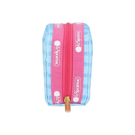 レスポートサック SQUARE COSMETIC POUCH PLAYFUL CATS SWEET BLUE 6701 HG67 lesportsac ポーチ