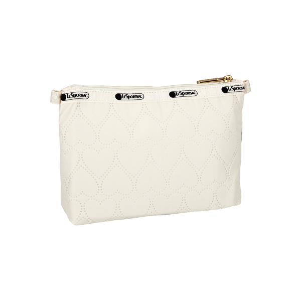 レスポートサック Cosmetic Clutch ECRU HEART DEBOSS 7105