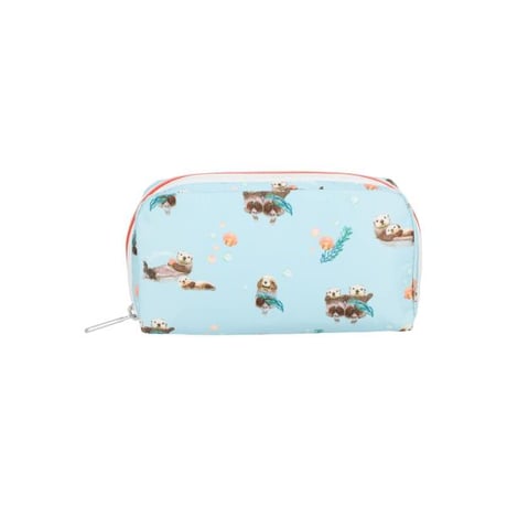 レスポートサック RECTANGULAR COSMETIC POUCH FLOATING SEA OTTERS 6511 HG31 lesportsac ポーチ