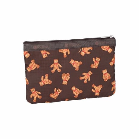 レスポートサック 3 ZIP COSMETIC POUCH TEDDY BEAR WONDERLAND 7158 HE52 lesportsac ポーチ