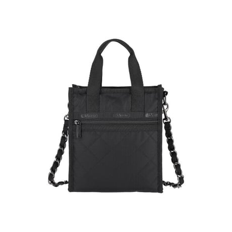 レスポートサック CHAIN MINI NORTH/SOUTH TOTE ONYX CHAIN QUILT 1637 HE77 lesportsac ショルダーバッグ