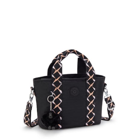 キプリング MINTA ミンタ Black Cross Web Kipling トートバッグ