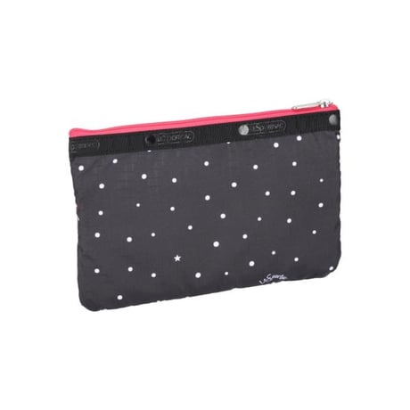 レスポートサック 3 ZIP COSMETIC POUCH BLISS DOT ACCESSORY PINK 7158 FB39 lesportsac ポーチ