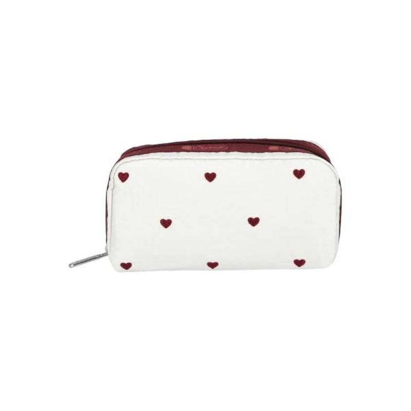 レスポートサック RECTANGULAR COSMETIC POUCH BERRY HEART