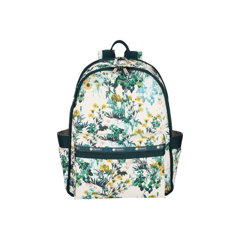 【LeSportsac】FLORESCENT FLORAL BLANC ROUTE BACKPACK★関税込 レスポートサック ROUTE BACKPACK FLORESCENT FLORAL BLANC
