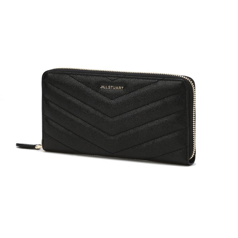 JILL by JILL STUART 財布　黒 ジルバイジルスチュアート JILL by JILLSTUART クロスJ キルト三