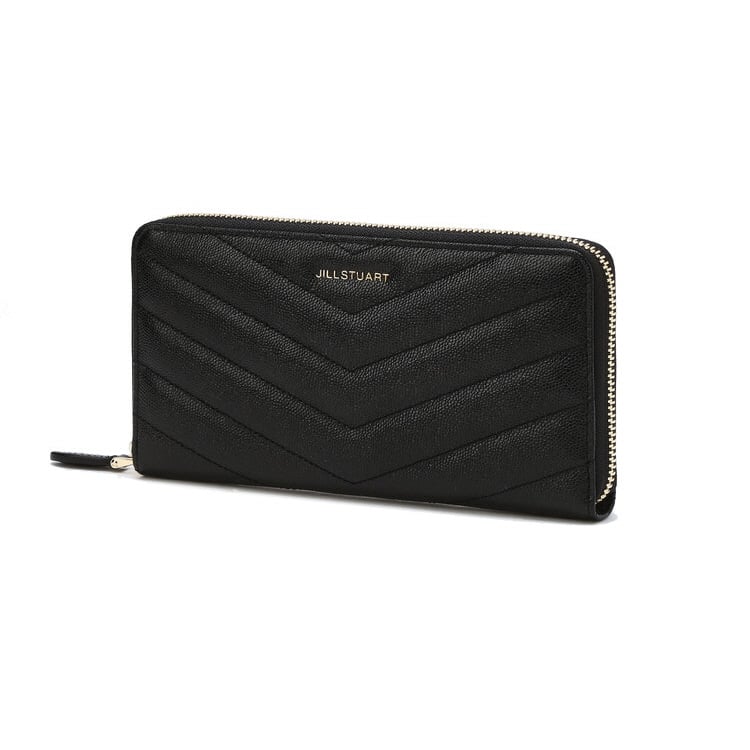 ジルスチュアート キルティング 長財布 Black JILL STUART 財布 | Asak