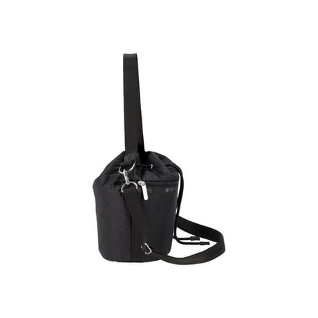 レスポートサック DRAWSTRING BUCKET BAG BLACK DEBOSS 3870 E792 lesportsac ショルダーバッグ