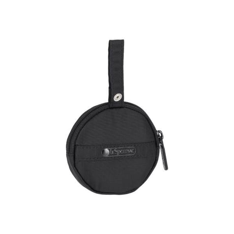 レスポートサック MINI ROUND CHARM BLACK CATS EMBROIDERY 1182 HD81 lesportsac ポーチ