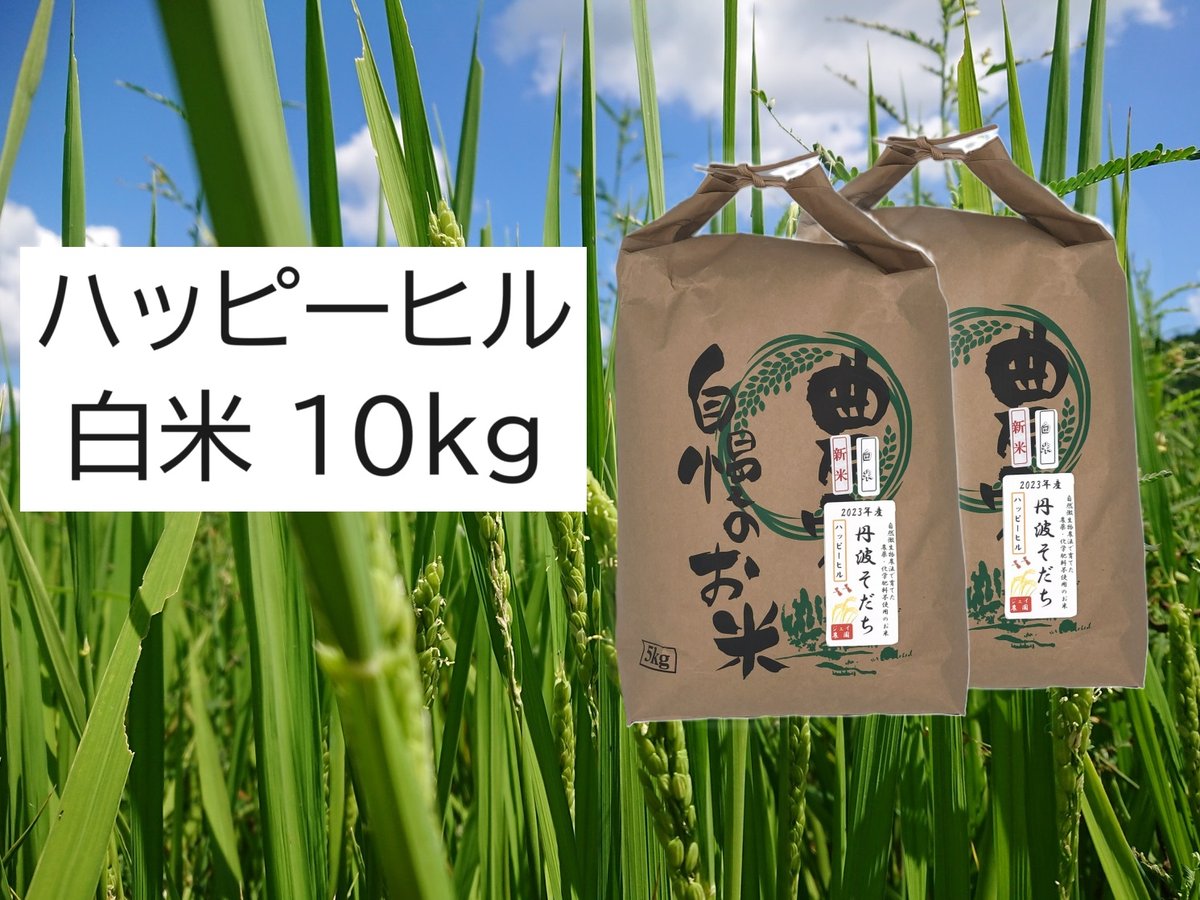 無農薬・無化学肥料(栽培期間中) 白米 10kg　兵庫県丹波市産 無農薬・無化学肥料栽培 つや姫 令和6年宮城県産 特別栽培米
