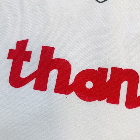 受注商品：thank to Music リメイクTシャツ（リンガー風）（S/M/XL)  ※8/31〜9/16発送予定