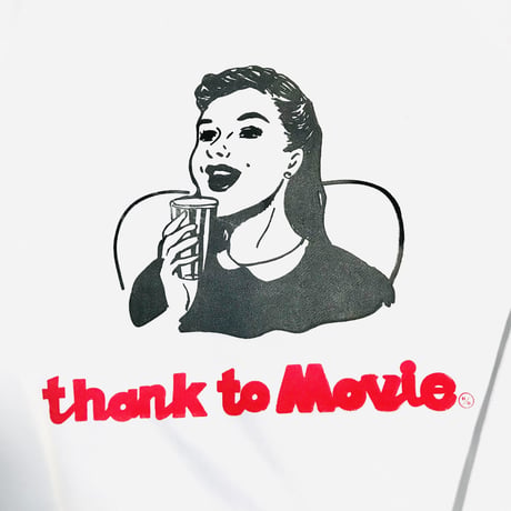 受注商品：thank to Movieスウェット（S/M/XL) ※ 1か月〜1か月半か月発送予定