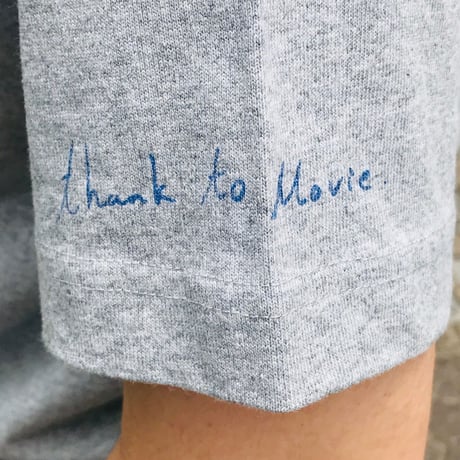 ＜Thank to movie  Tシャツ  Mサイズ　グレー＞