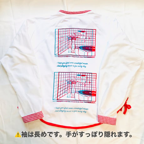 受注商品：thank to Music　袖替えロンT（XL) ※特急2週間〜3か月かかります