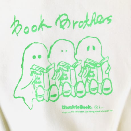 thank to Book スウェット　M（ステッカー付き）