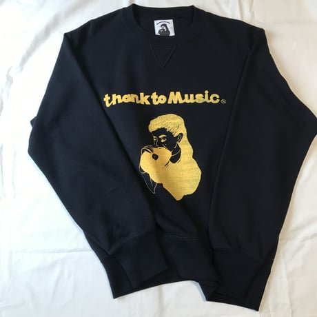 受注商品(〜1/10):thank to MusicスウェットB　(S/M/XL)