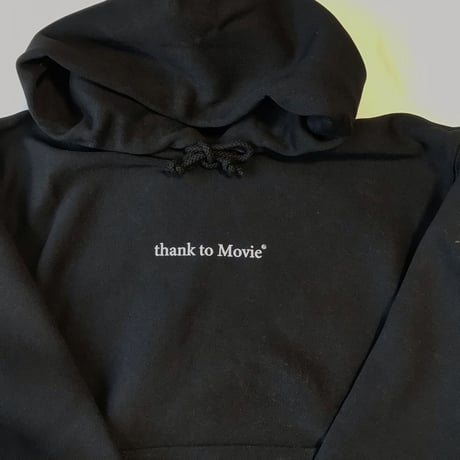 〜12/21まで！受注商品：ヘビーウェイト裏起毛パーカー（thank to Movie）（M/XL)※12/26〜12/29発送