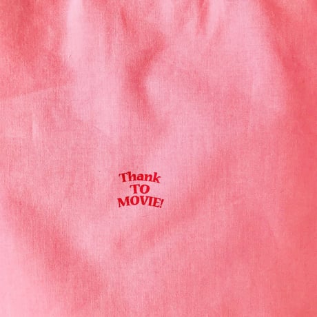 受注商品：thank to Movieトート（pink)※来年1/9〜1/21発送※土日含まず