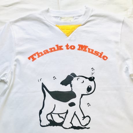 受注商品：SING!DOG!リメイクTシャツ（リンガー風）（S/M/XL) ※8/31〜9/16発送予定