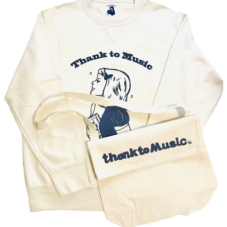 Music Girlスウェット(XL)+ショルダーバッグSET