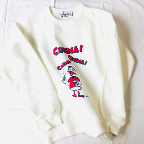 再々入荷！CINEMA! CINEMA! CINEMA!スウェット　Mサイズ（ステッカー付き）