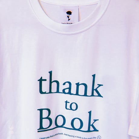 thank to BookTシャツ（XLサイズ）ステッカー付き