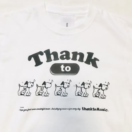 受注商品：SING!SING!DOG!Tシャツ(S/M/XL)