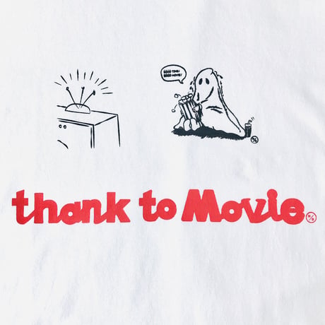 〜5/16まで！¥1100！受注:Movie ghostTシャツ(S/M/XL) &トートセット※5/25〜6/15発送予定です。 ※土日、祝日含まず
