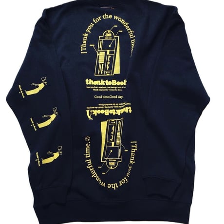 sample sale!thank to Book両面プリントスウェット（XL)