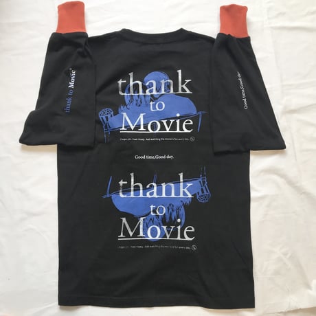 受注商品：thank to  MovieリブリメイクロンT（M/XL）※1週間〜1か月半かかります。