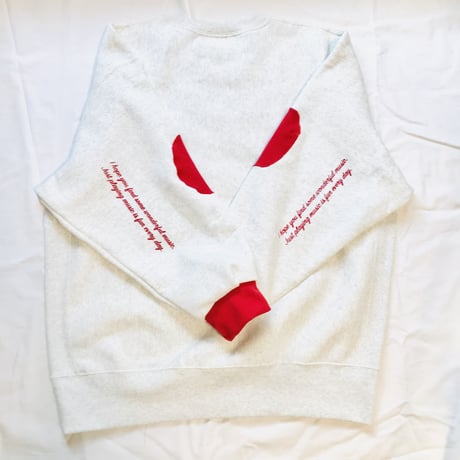 受注商品：thank to Musicフェルト文字/リメイクスウェット（裏起毛）（XL) ※1ヶ月〜1ヶ月半かかります。