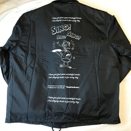 受注商品（〜12/13  午前9時まで！)：SING!SING!SING!コーチジャケット３点セット（S/M/XL)