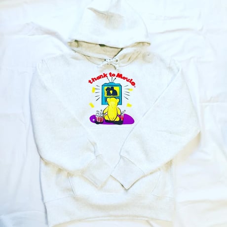 受注商品：Movie Bear裏起毛パーカー（M/XL)※※9/28〜10/15発送予定です。