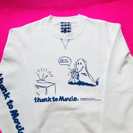 受注商品：Movie ghost スウェット（M/XL) ※2024/1/20〜1/31の間に発送致します。 ※土日祝日含まず