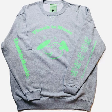 受注商品：thank to Music両面プリントスウェット（XL)※5/25〜6/15発送※土日祝日含まず
