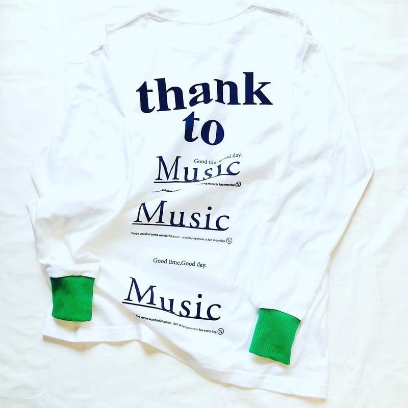 受注商品：thank to Music リブリメイクロンT（ XL）※特急1週間〜1か