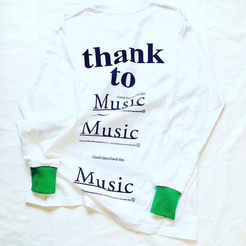 しばらくお休み致します＞受注商品：thank to Music リブリメイクロンT