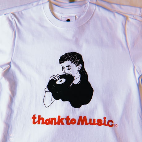 数量限定！Tシャツ&シールSET！thank to Music スウェット（S/M/XL)※ 翌々週の金曜日発送