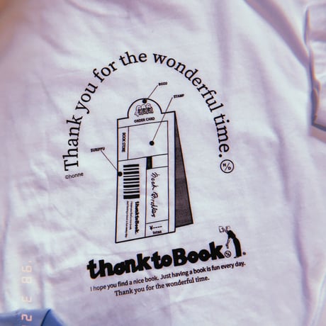 受注商品：thank to BookTシャツ  BookStore Ver.(S/M/XL )