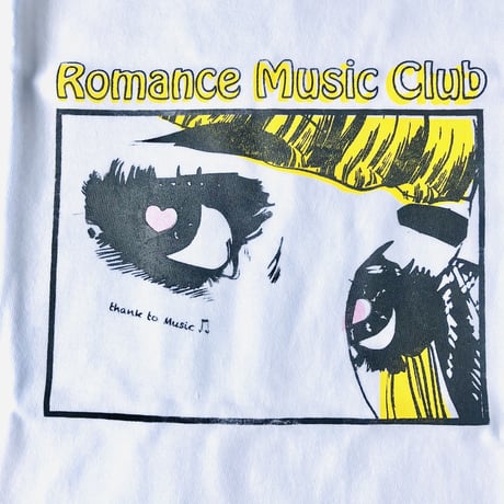 Romance Music ClubTシャツ(Sサイズ)ステッカー付き