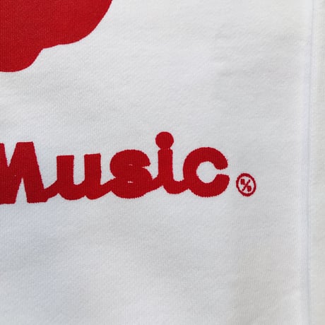 thank to Music スウェットRED（XL)
