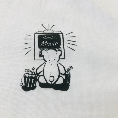 SUMMER  SALE!thank to Movie,BookワンポイントTシャツ（M)