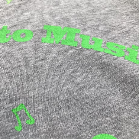 受注商品：thank to Music両面プリントスウェット（XL)※5/25〜6/15発送※土日祝日含まず