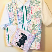 thank to Bookパッチワークサコッシュ
