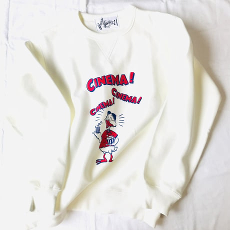 再々入荷！CINEMA! CINEMA! CINEMA!スウェット　Mサイズ（ステッカー付き）