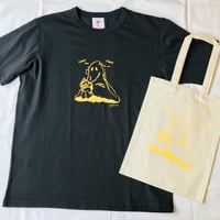 〜5/16まで！¥1100！受注:Book GhostTシャツ(S/M/XL) &トートセット※5/25〜6/15発送予定です。 ※土日、祝日含まず