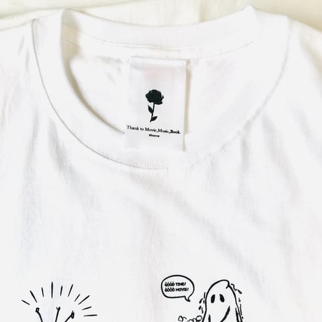 受注商品：Movie ghostTシャツ＆シール付き(S/M/XL)※営業4〜6日で発送！※土日祝日含まず