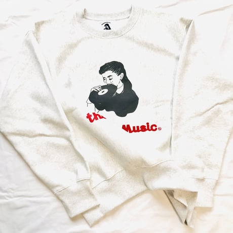 受注商品：thank to Music裏起毛スウェット（S)※営業6〜8日発送予定です。