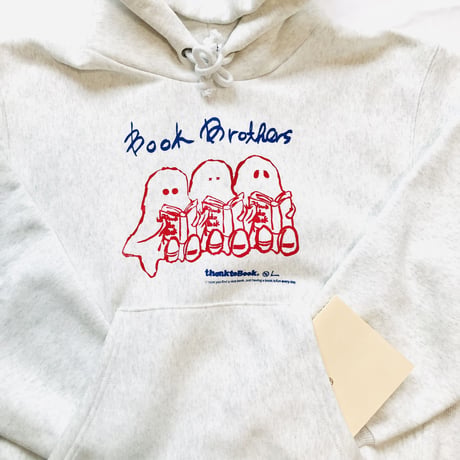 thank to Book裏起毛パーカー（M/XL) ※翌週金曜発送